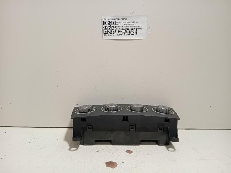 Modulo Comando Riscaldamento Clima A1718300785 Mercedes Classe SLK R171 2004
