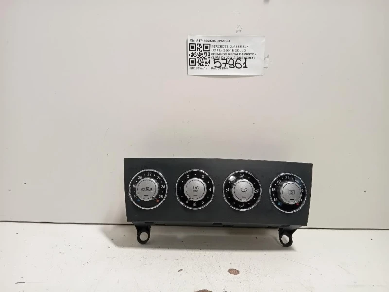 Modulo Comando Riscaldamento Clima A1718300785 Mercedes Classe SLK R171 2004