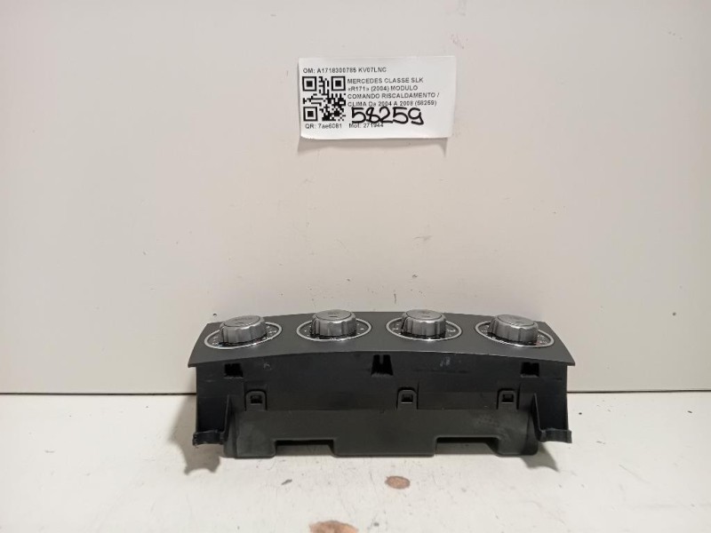 Modulo Comando Riscaldamento Clima A1718300785 Mercedes Classe SLK R171 2004
