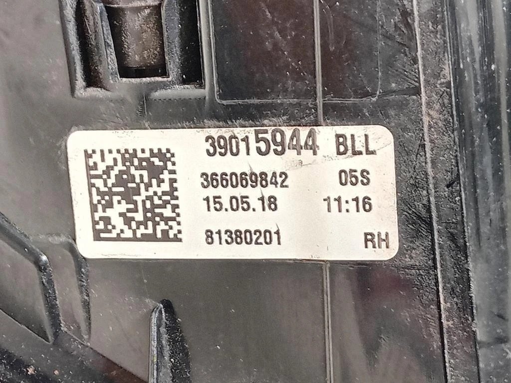 Fanale POST DX 39015944 Opel Astra K 2019