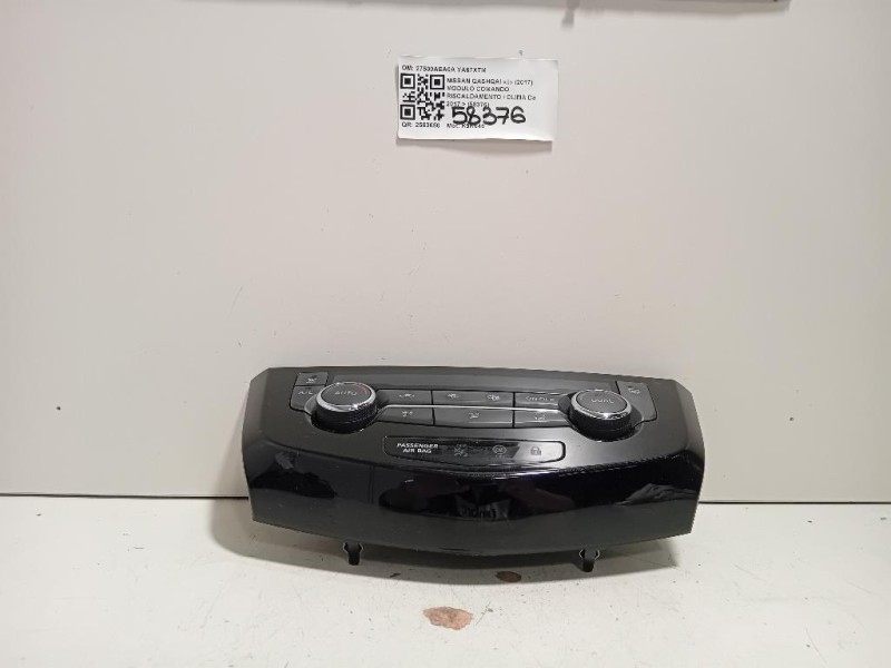 Modulo Comando Riscaldamento Clima 27500AEA0A Nissan Qashqai II 2017