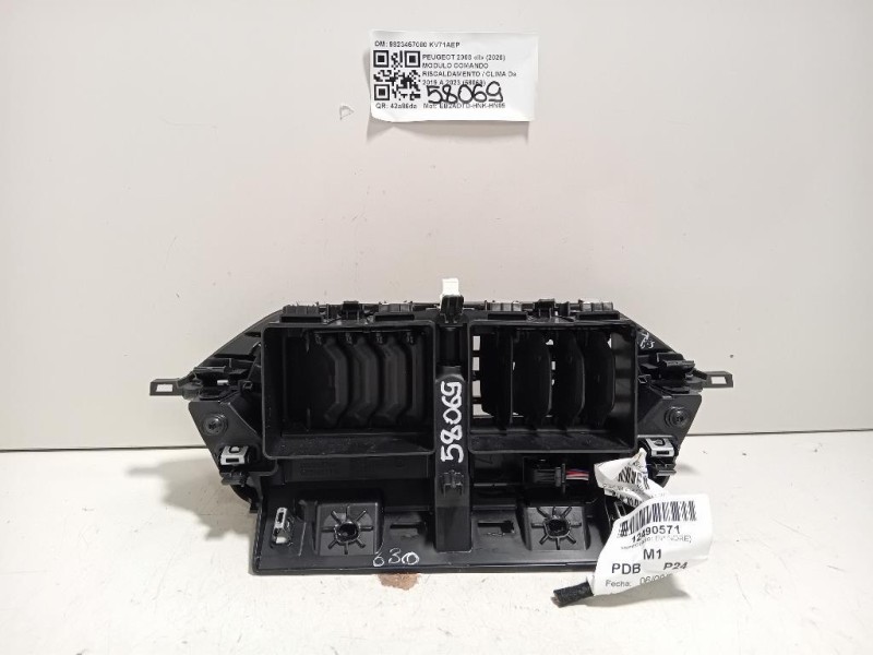 Modulo Comando Riscaldamento Clima 9823457080 Peugeot 2008 II 2020