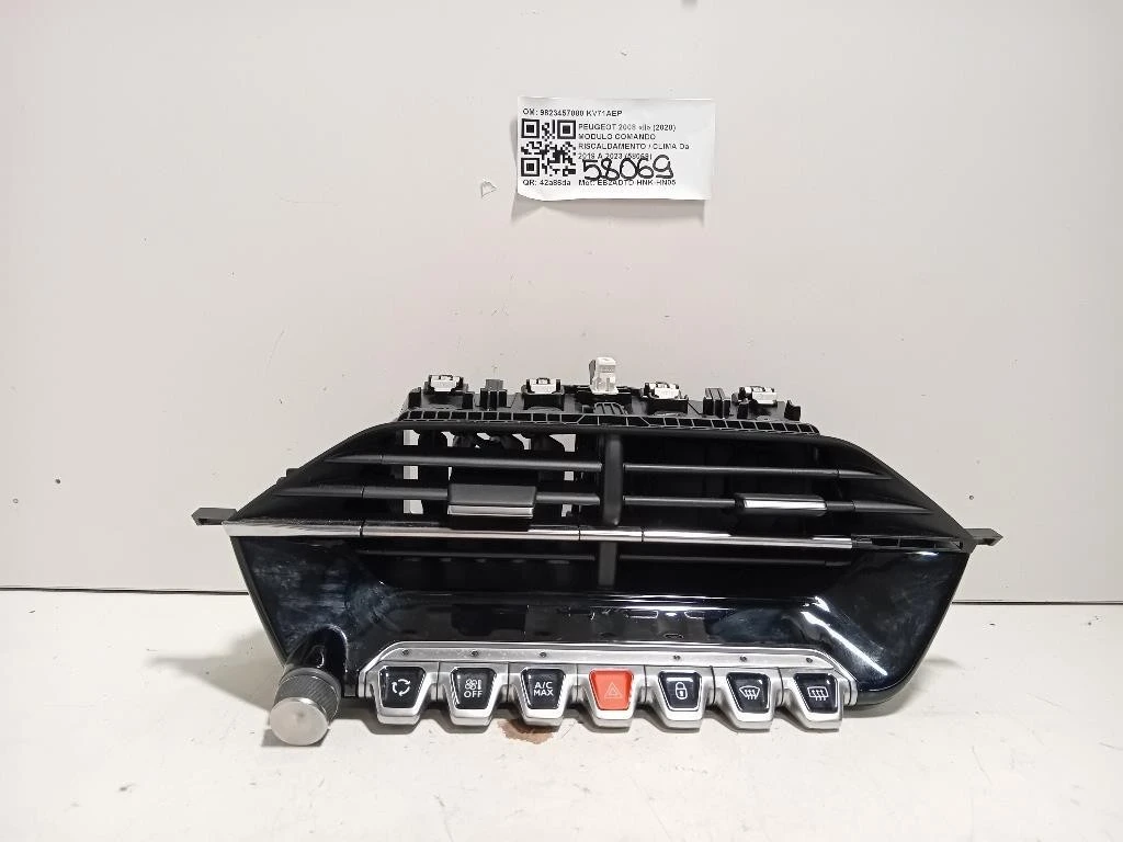 Modulo Comando Riscaldamento Clima 9823457080 Peugeot 2008 II 2020