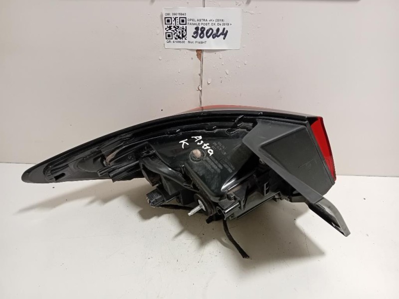 Fanale POST DX 39015944 Opel Astra K 2019