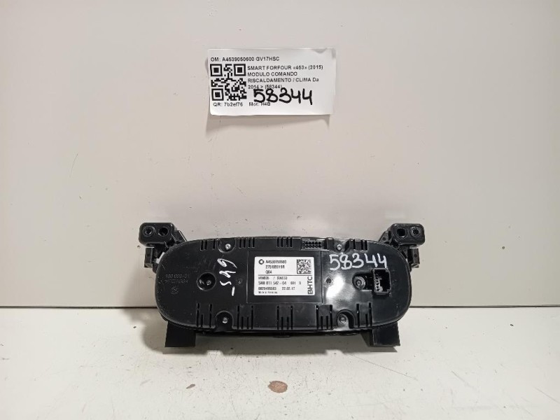 Modulo Comando Riscaldamento Clima A4539050600 Smart Forfour 453 2015