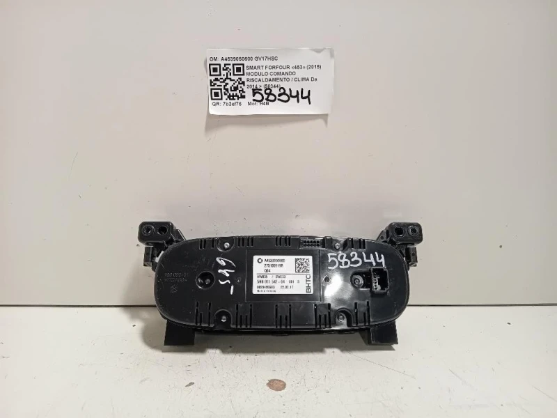 Modulo Comando Riscaldamento Clima A4539050600 Smart Forfour 453 2015