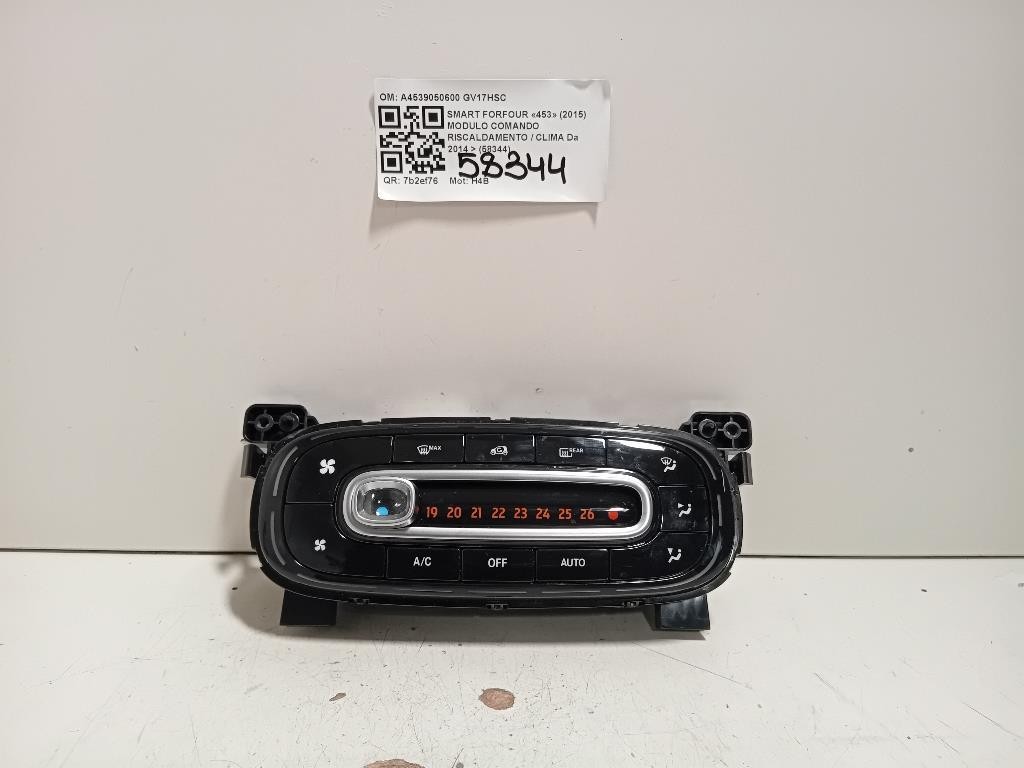 Modulo Comando Riscaldamento Clima A4539050600 Smart Forfour 453 2015