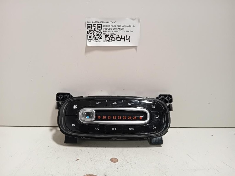 Modulo Comando Riscaldamento Clima A4539050600 Smart Forfour 453 2015