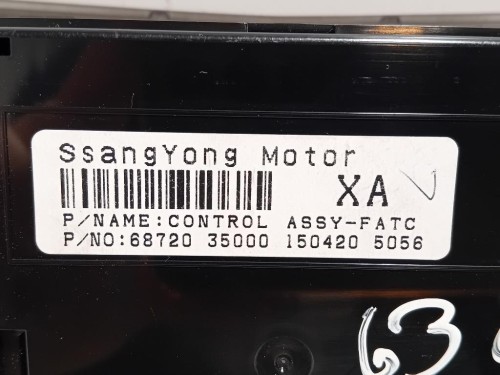 Modulo Comando Riscaldamento Clima 6872035000 Ssangyong Tivoli 2015