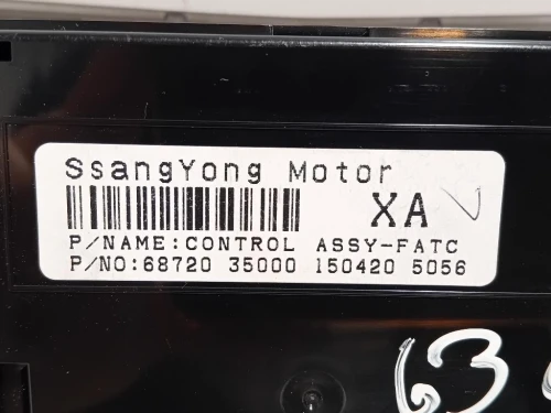 Modulo Comando Riscaldamento Clima 6872035000 Ssangyong Tivoli 2015