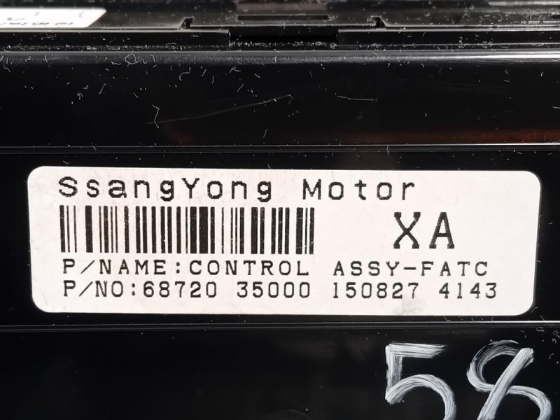 Modulo Comando Riscaldamento Clima 6872035000 Ssangyong Tivoli 2015