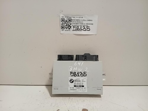 Modulo Convertitore DI Tensione 6135744671201 Bmw Serie 2 F23 Cabrio 2014