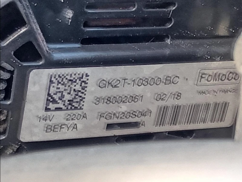 Motore Completo YLF6 105 CV 77 KW Ford Transit VI 2014