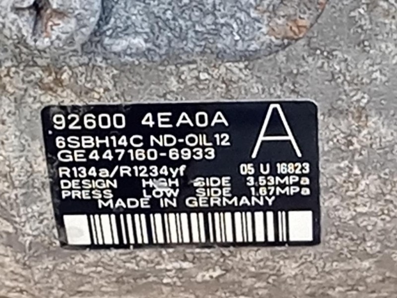 Motore Completo K9K646 110 CV 80 KW Nissan Qashqai II 2017