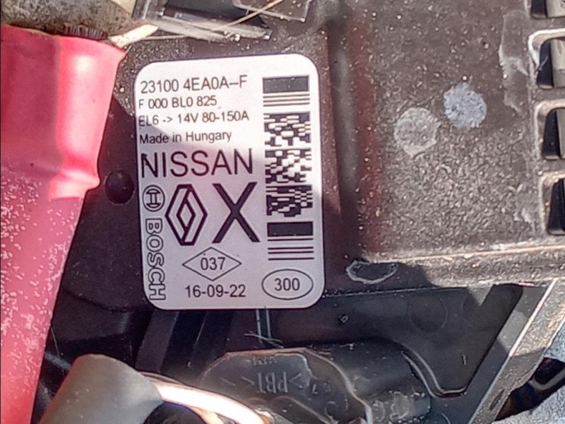 Motore Completo K9KG656 110 CV 81 KW Renault Mégane IV 2016