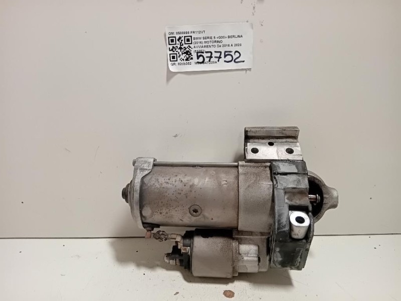 Motorino Avviamento 8588898 Bmw Serie 5 G30 Berlina 2016
