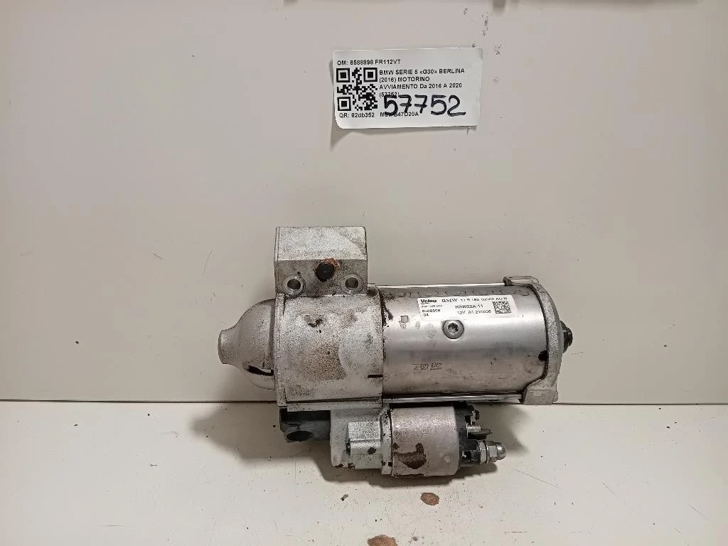 Motorino Avviamento 8588898 Bmw Serie 5 G30 Berlina 2016