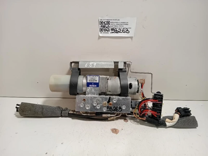 Motorino Elettrico Tetto Scorrevole A1718000030 Mercedes Classe SLK R171 2004