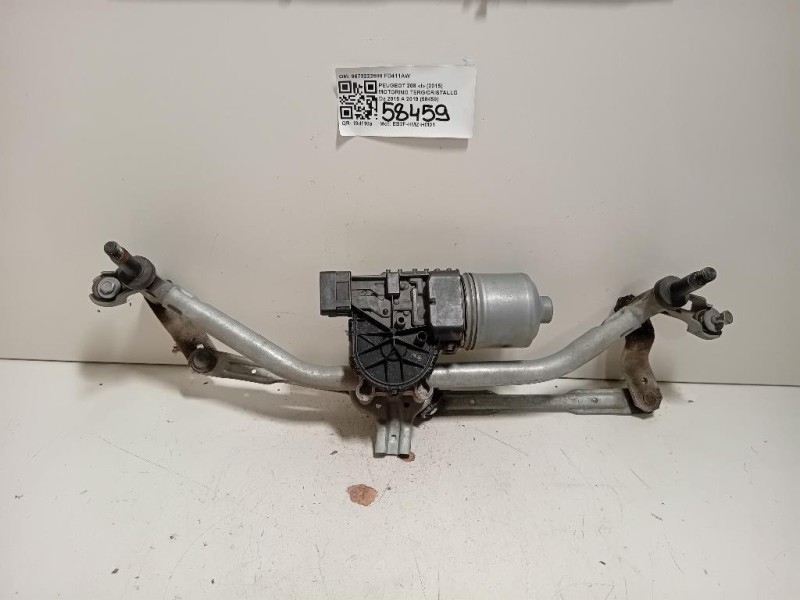 Motorino Tergicristallo 9673222580 Peugeot 208 I 2015