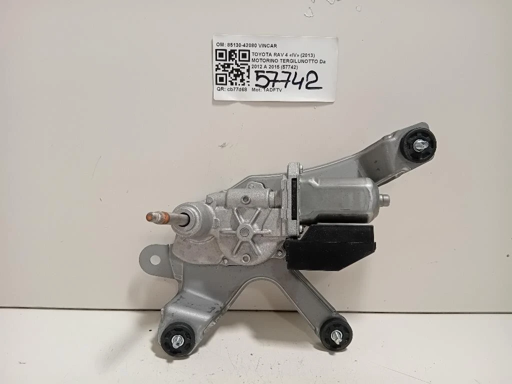 Motorino Tergilunotto 85130-42080 Toyota RAV 4 IV 2013