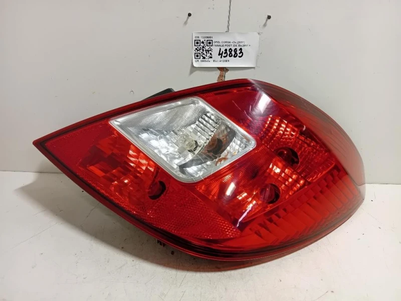 Fanale POST DX 13269051 Opel Corsa D 2011