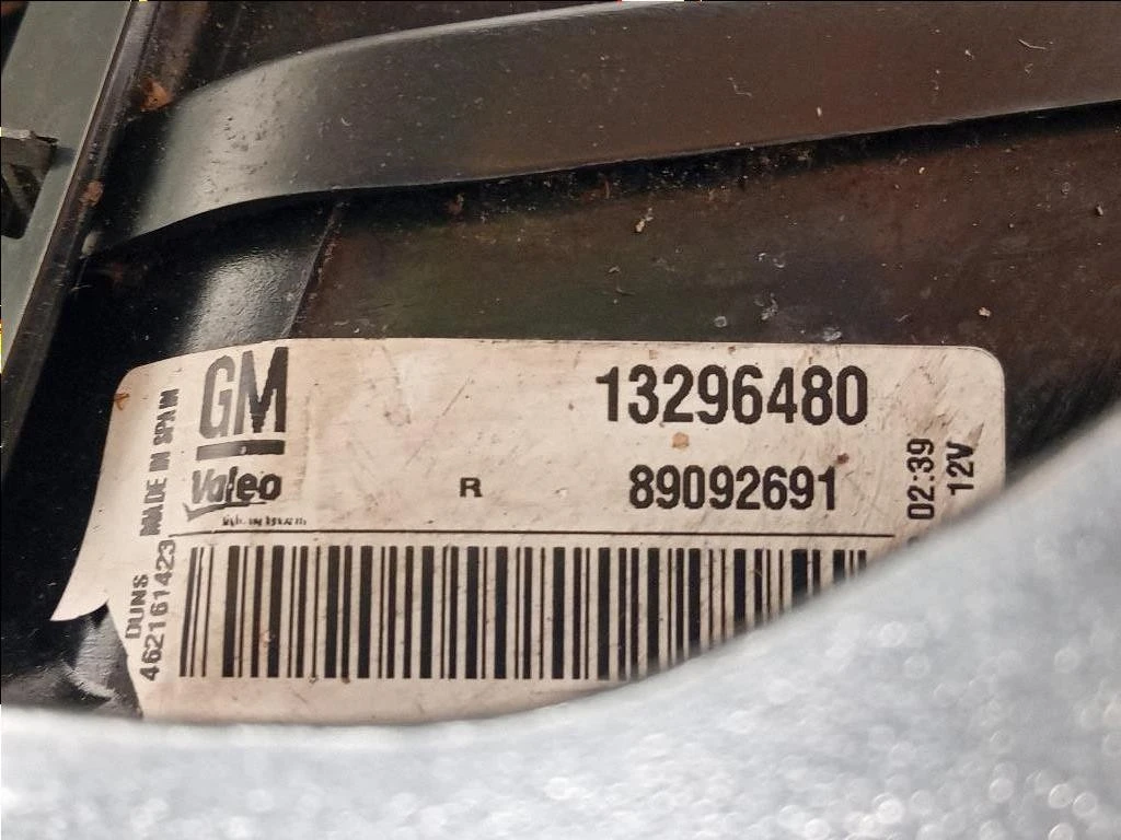 Fanale POST DX 13296480 Opel Corsa D 2011