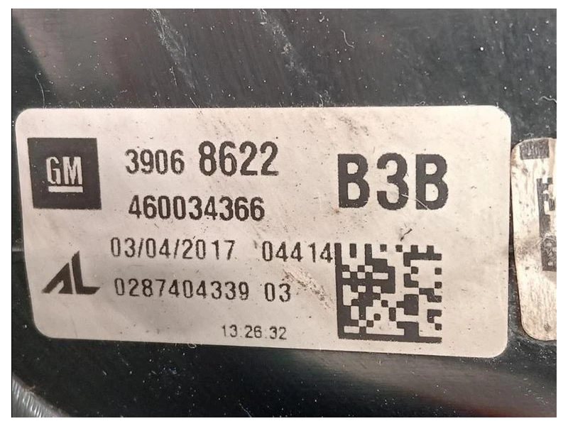 Fanale POST DX 39068622 Opel Corsa E 2014