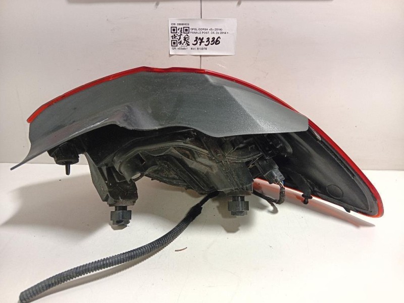 Fanale POST DX 39068622 Opel Corsa E 2014