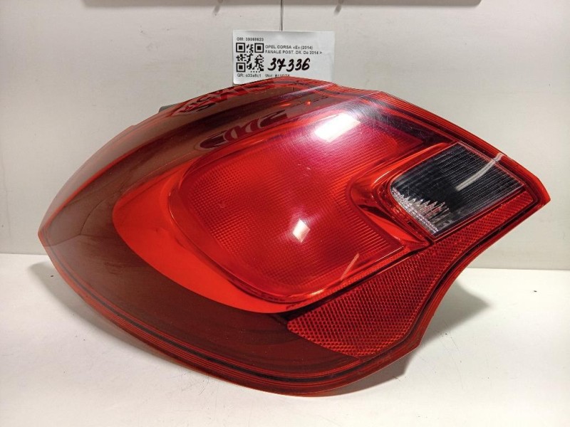 Fanale POST DX 39068622 Opel Corsa E 2014