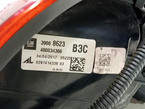 Fanale POST DX 39068623 Opel Corsa E 2014