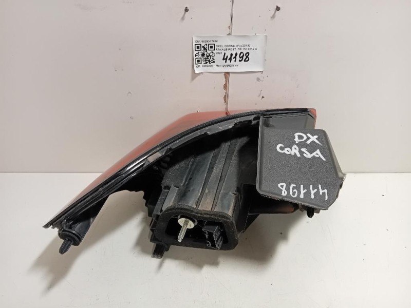 Fanale POST DX 9829317880 Opel Corsa F 2019