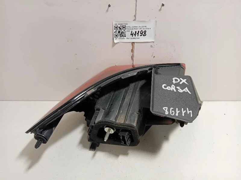 Fanale POST DX 9829317880 Opel Corsa F 2019