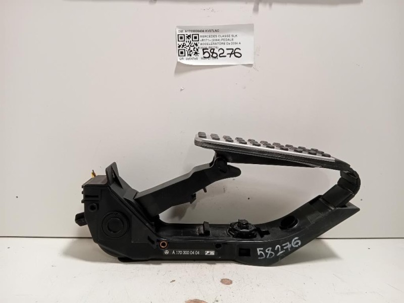 Pedale Acceleratore A1703000404 Mercedes Classe SLK R171 2004