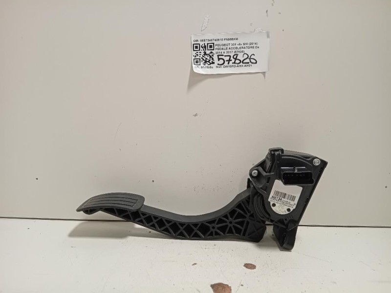 Pedale Acceleratore 86ET340740918 Peugeot 308 II SW 2014
