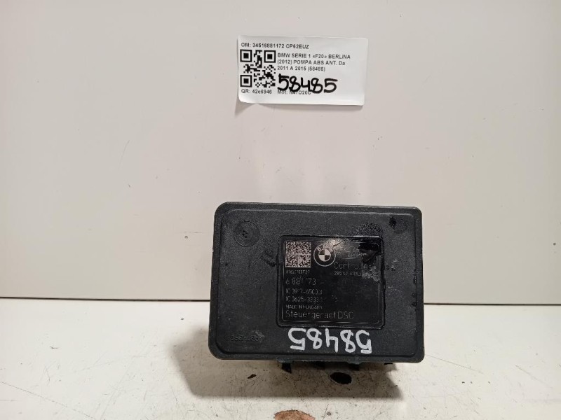 Pompa ABS ANT 34516881172 Bmw Serie 1 F20 Berlina 2012