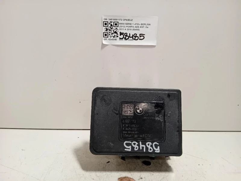 Pompa ABS ANT 34516881172 Bmw Serie 1 F20 Berlina 2012