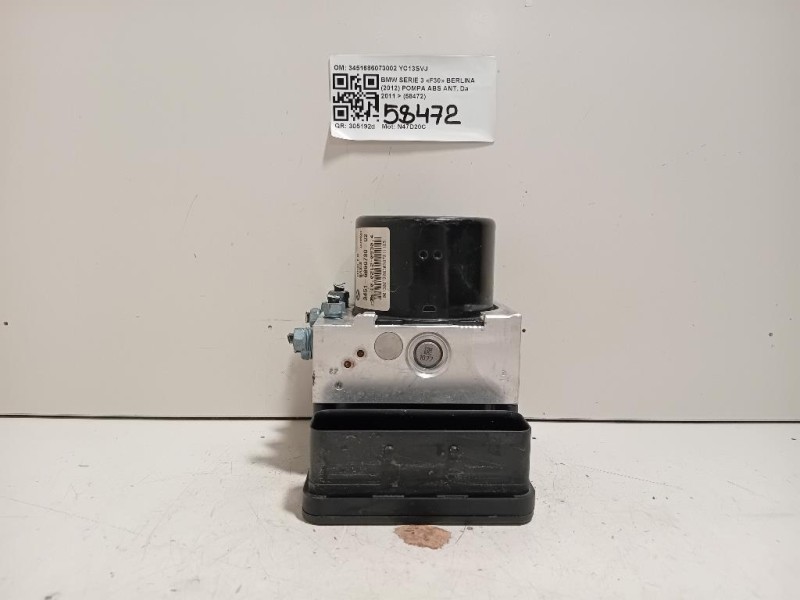 Pompa ABS ANT 3451686073002 Bmw Serie 3 F30 Berlina 2012