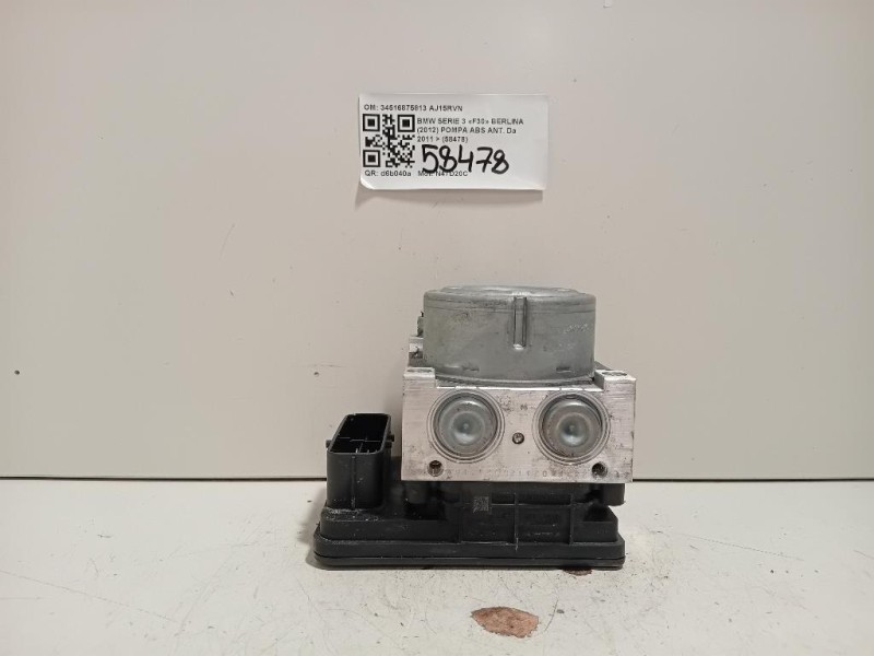 Pompa ABS ANT 34516875813 Bmw Serie 3 F30 Berlina 2012