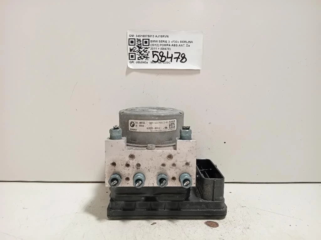 Pompa ABS ANT 34516875813 Bmw Serie 3 F30 Berlina 2012