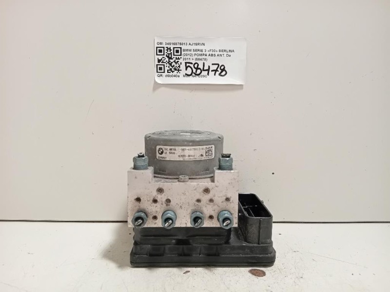 Pompa ABS ANT 34516875813 Bmw Serie 3 F30 Berlina 2012