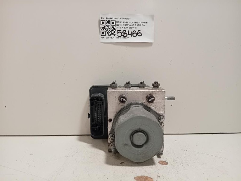 Pompa ABS ANT A0094316412 Mercedes Classe A W176 2013