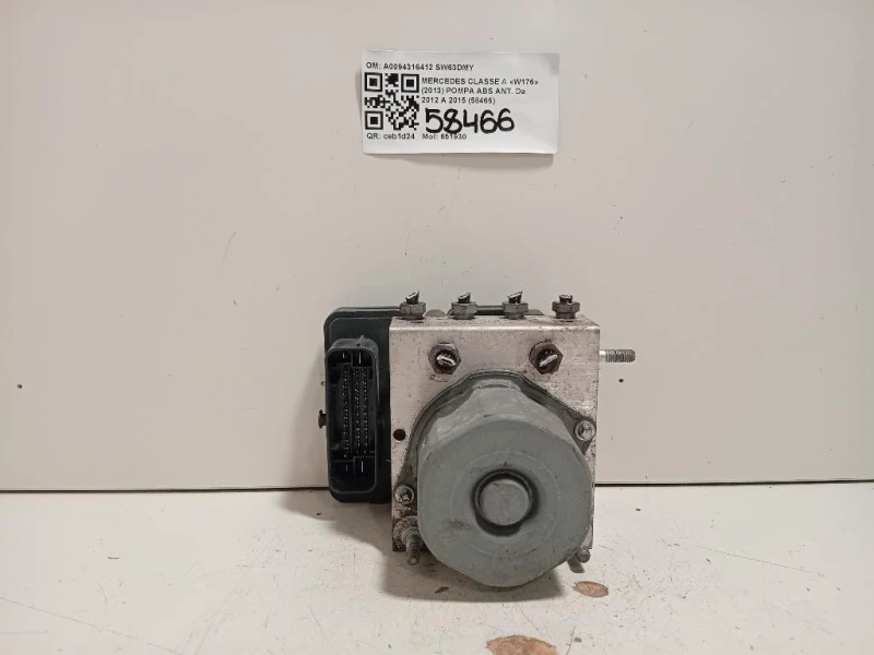 Pompa ABS ANT A0094316412 Mercedes Classe A W176 2013