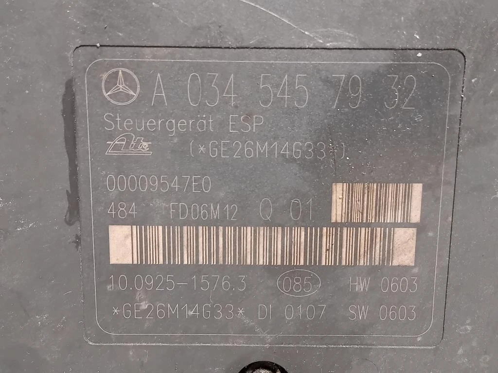 Pompa ABS ANT A0054314312 Mercedes Classe SLK R171 2004