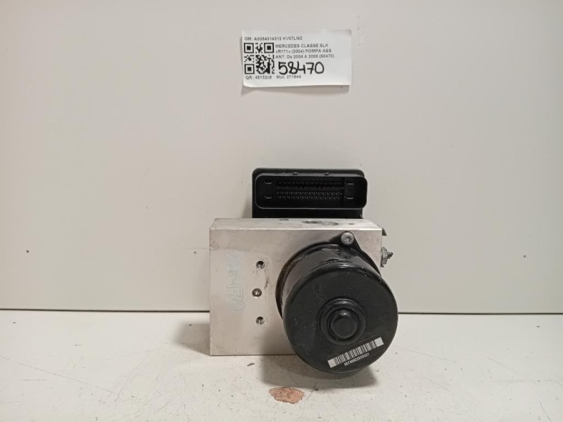 Pompa ABS ANT A0054314312 Mercedes Classe SLK R171 2004