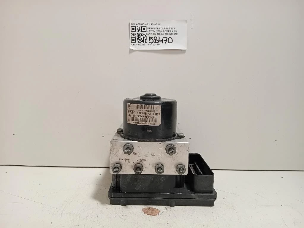 Pompa ABS ANT A0054314312 Mercedes Classe SLK R171 2004