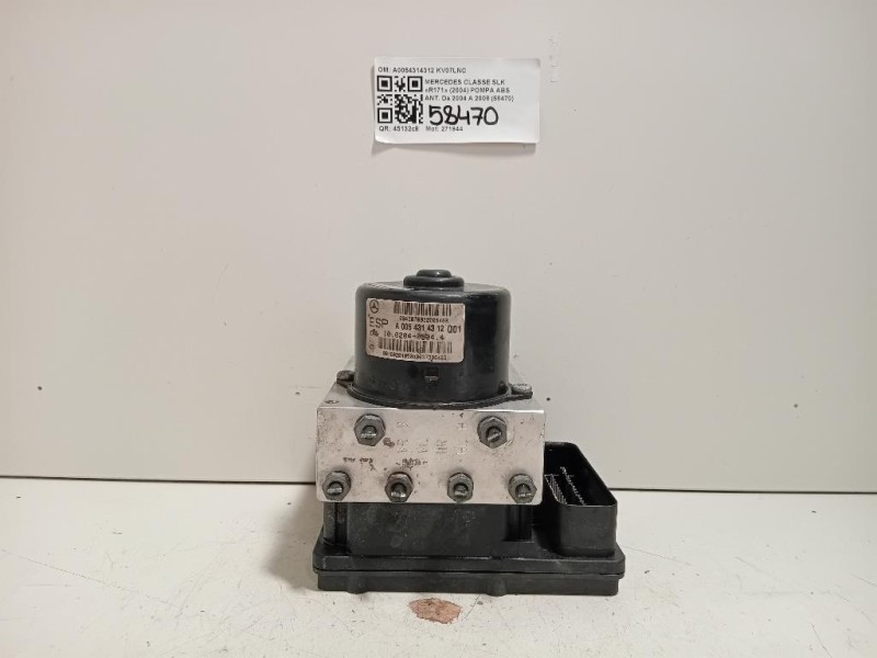 Pompa ABS ANT A0054314312 Mercedes Classe SLK R171 2004