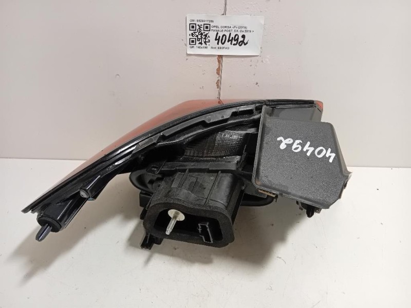Fanale POST DX 9829317280 Opel Corsa F 2019