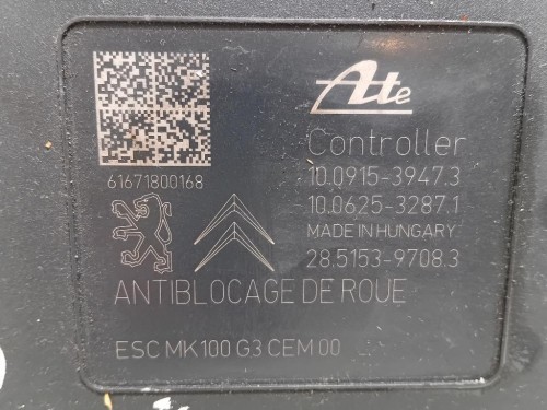 Pompa ABS ANT 9817031680 Peugeot 2008 I 2016