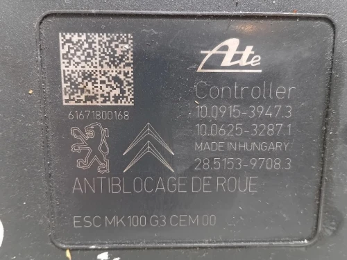 Pompa ABS ANT 9817031680 Peugeot 2008 I 2016