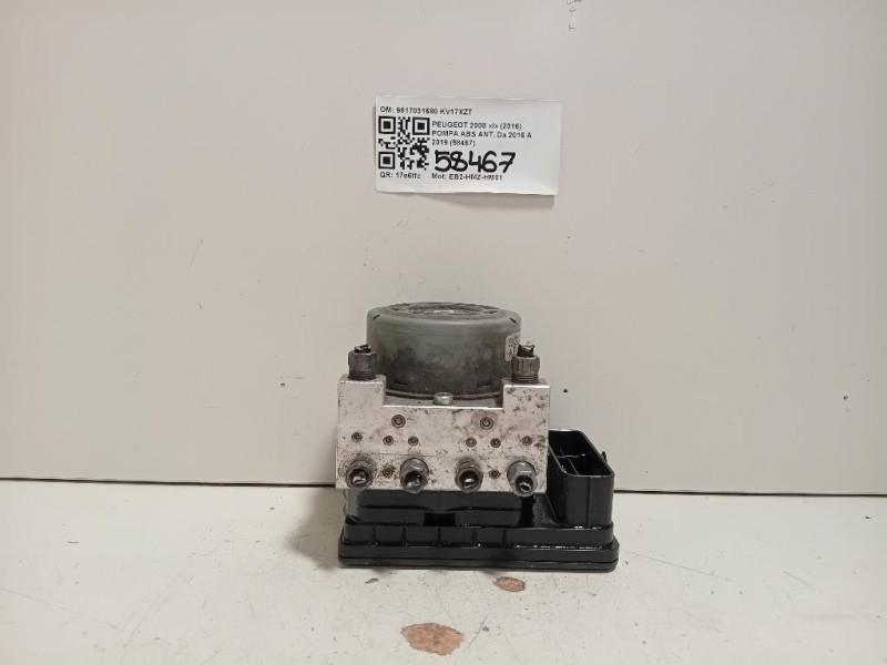 Pompa ABS ANT 9817031680 Peugeot 2008 I 2016